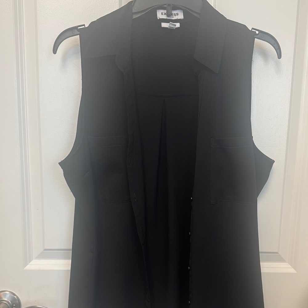 Express Black Sleeveless Top